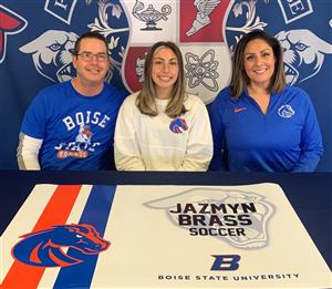 Jazmyn Brass signing Day February 2021 